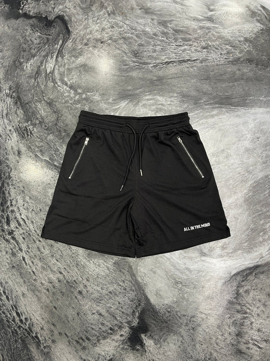 CORE MESH SHORTS - BLACK
