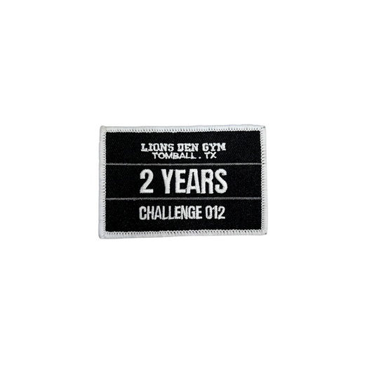 Lions Den Gym Pull Patch : 2 Year Challenge 012