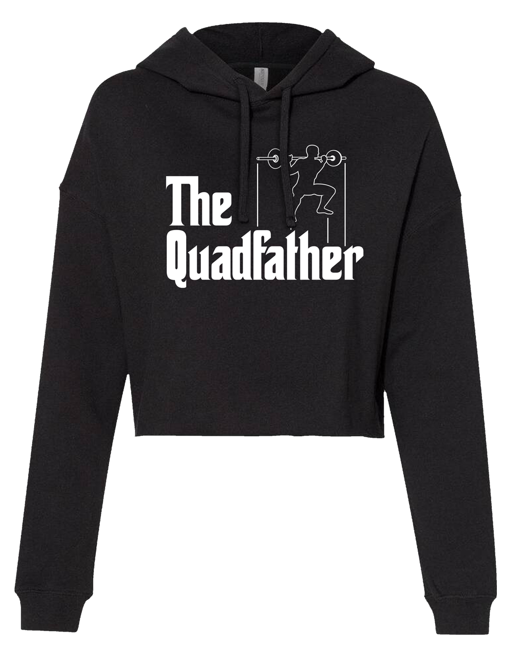 The Quadfather - Crop Hoodie