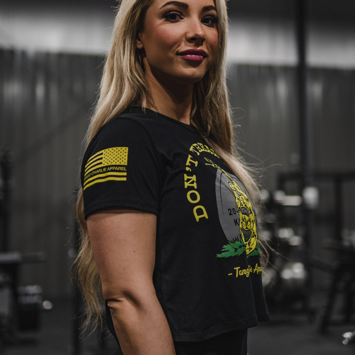 Don't Tread on Me - Women's Crop Tee