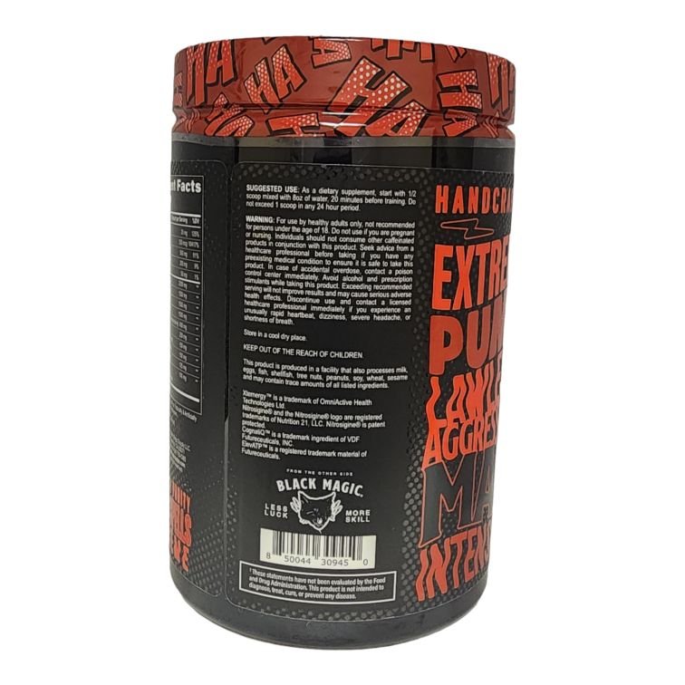 BLACK MAGIC - VILLAIN HIGH STIM - PRE WORKOUT