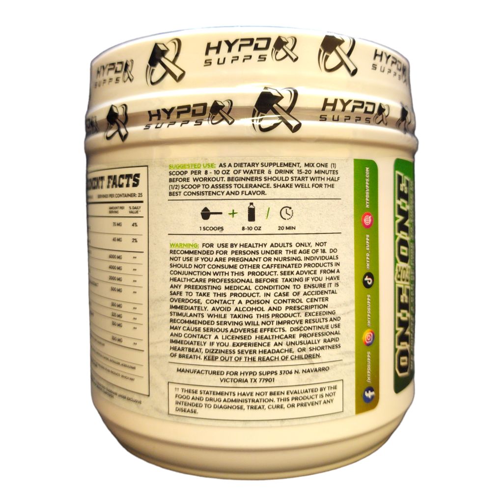 HYPD SUPPS - YOLO - PRE WORKOUT