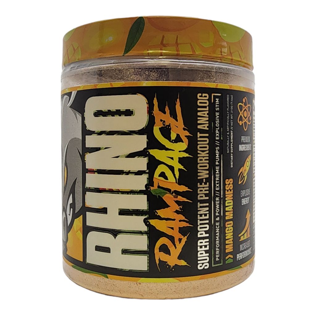 MUSCLE SPORT - RHINO RAMPAGE - PRE WORKOUT – Lions Den Gym