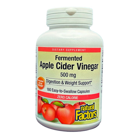 NATURAL FACTORS - APPLE CIDER VINEGAR - 500MG