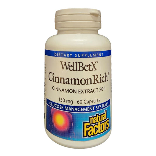 NATURAL FACTORS - CINNAMONRICH - CINNAMON EXTRACT