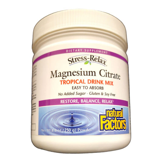 NATURAL FACTORS - MAGNESIUM CITRATE DRINK MIX