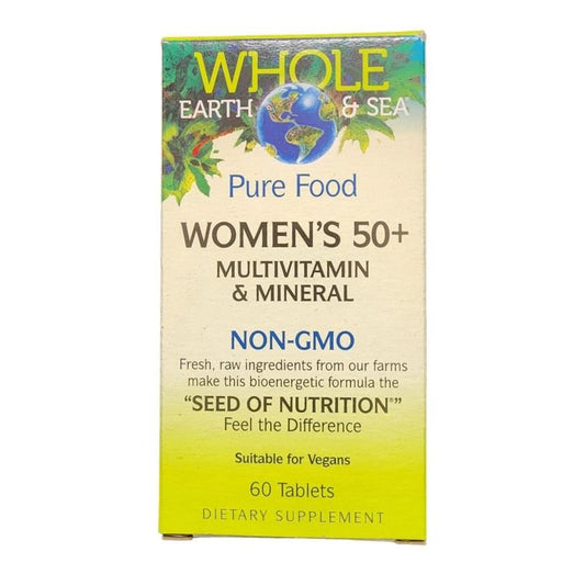 WHOLE EARTH & SEA - WOMEN'S 50+ - MULTIVITAMIN & MINERAL
